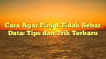 Cara Agar Pinjol Tidak Sebar Data: Tips dan Trik Terbaru