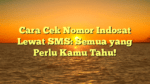 Cara Cek Nomor Indosat Lewat SMS: Semua yang Perlu Kamu Tahu!