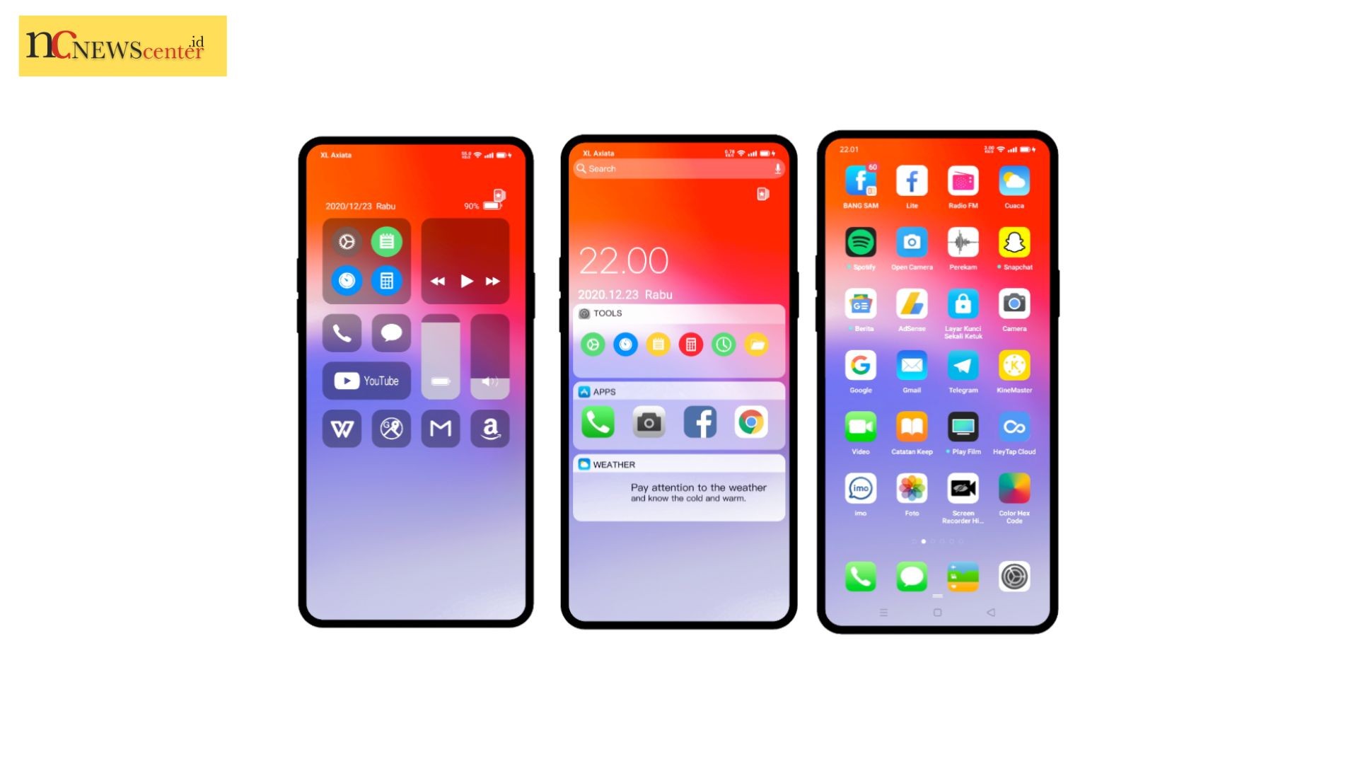 Cara membuat tema uji coba menjadi permanen Oppo