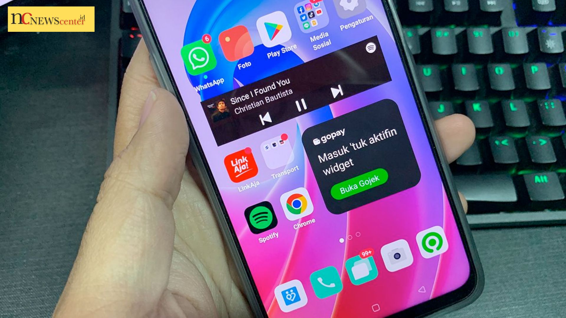 cara ganti font oppo a83