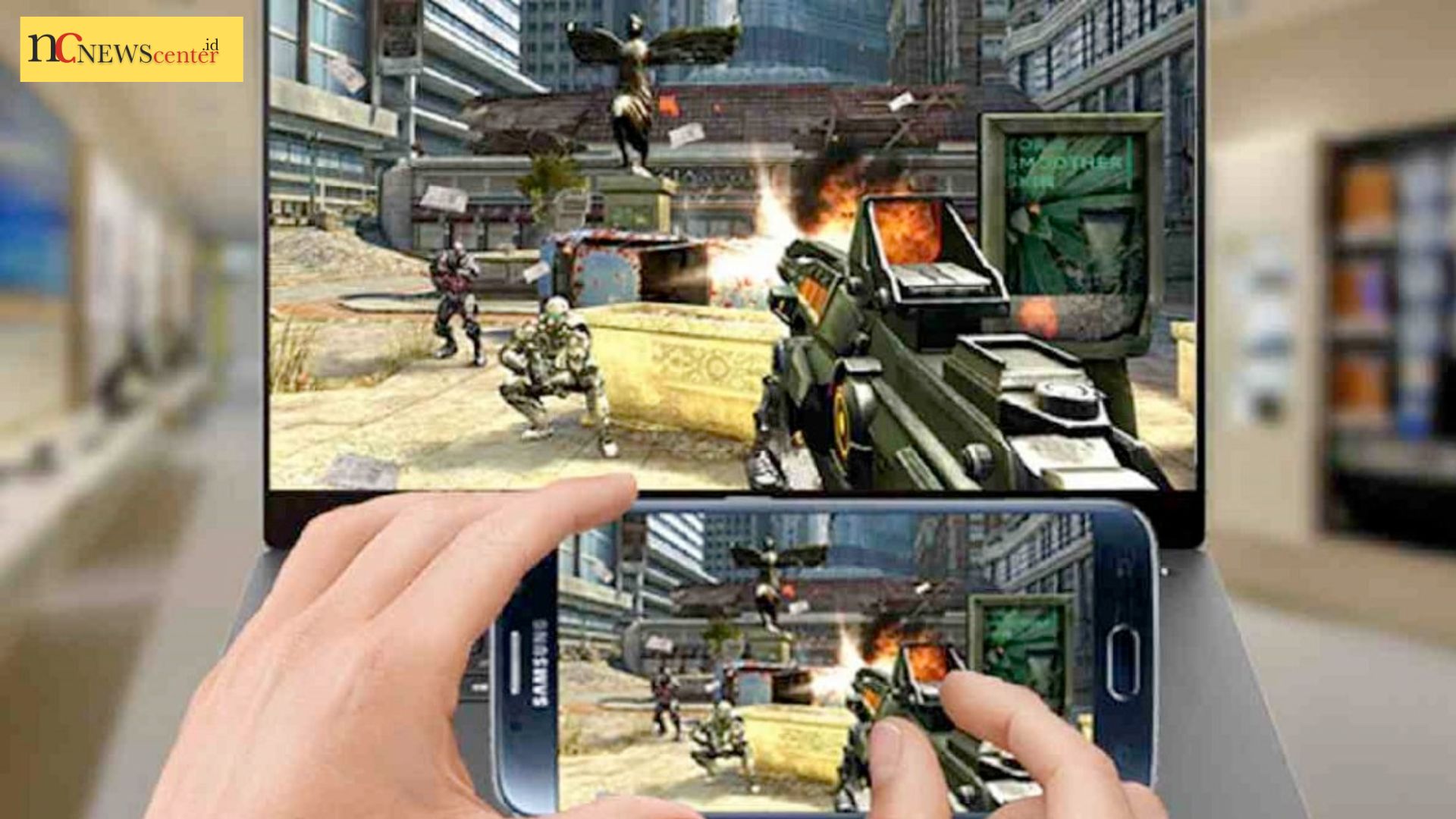 cara bermain game pc di android