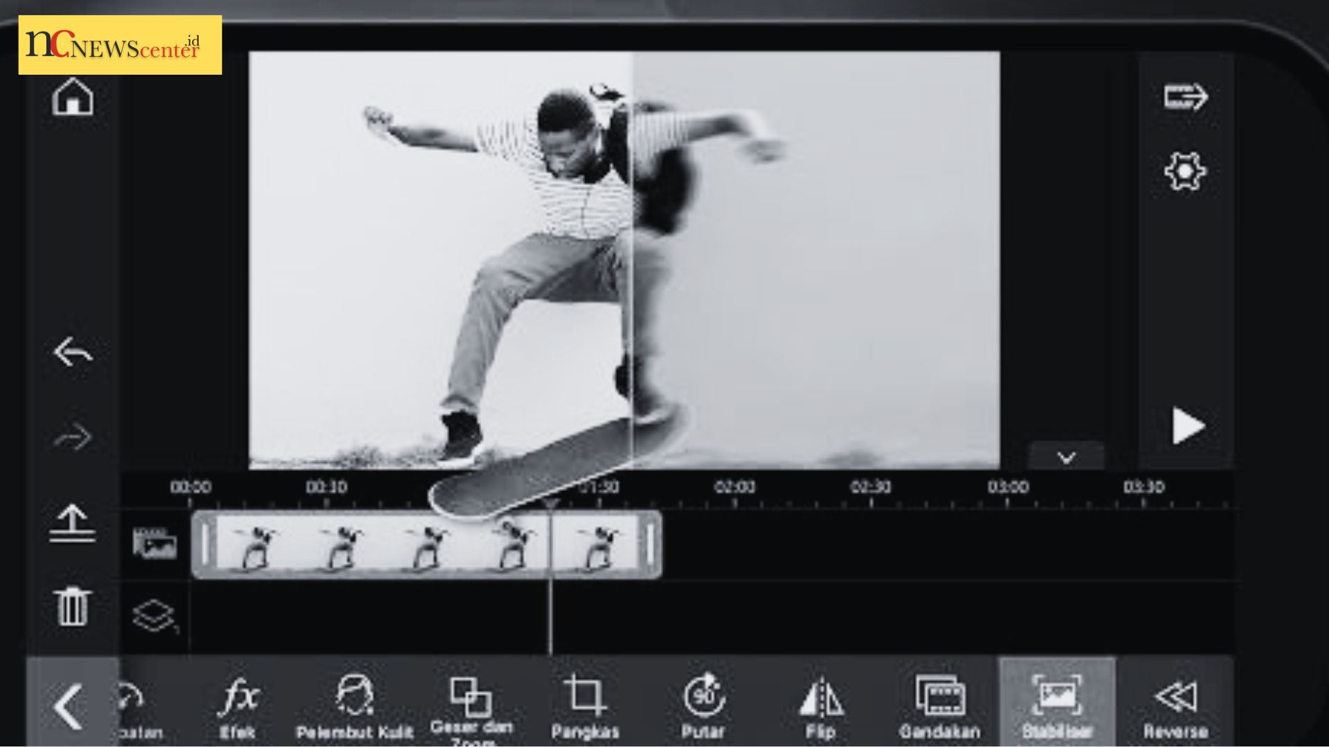 cara menjernihkan video yang pecah di android