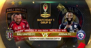 Prediksi Arema Malang vs Bali United FC 03 Februari 2025 Liga 1